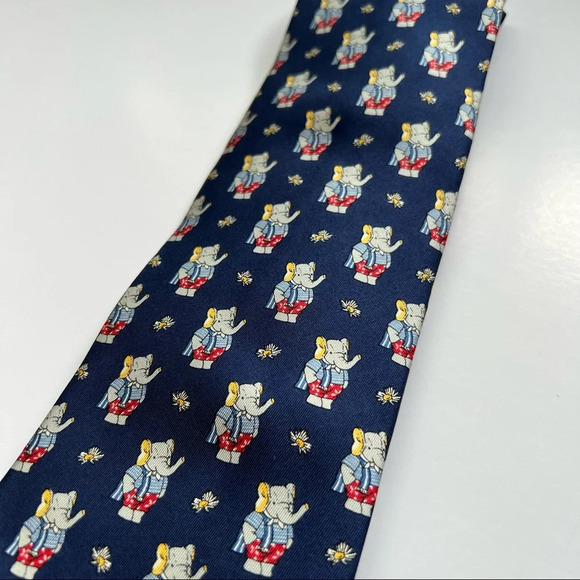 Faconnable 100% silk men tie - Picture 2 of 4